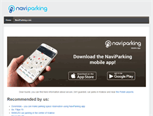 Tablet Screenshot of car-parks-in-krakow.com